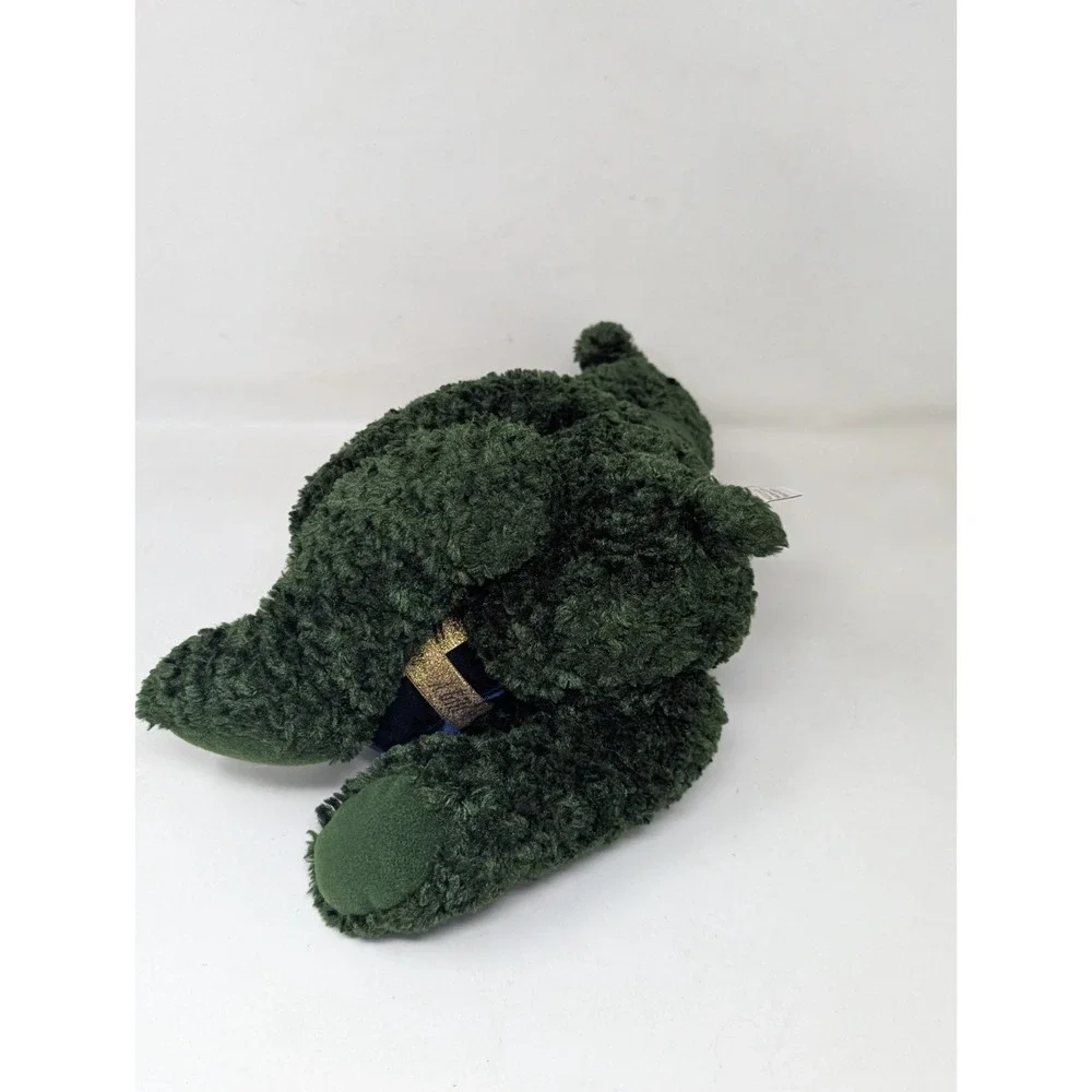 Vintage Gund Hearts A Glow 88020 Green Christmas Teddy Bear Peace Gift 90s 1990s
